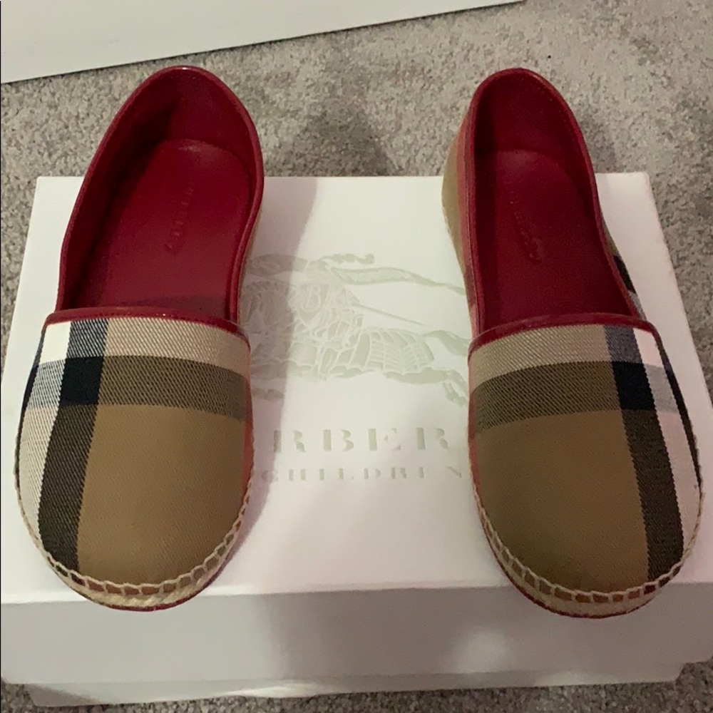 Kids Burberry Moccasins